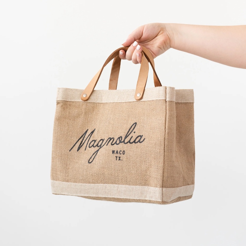 Magnolia Script Market Joanna Gaines Waco Texas Global Citizen Tote Bag